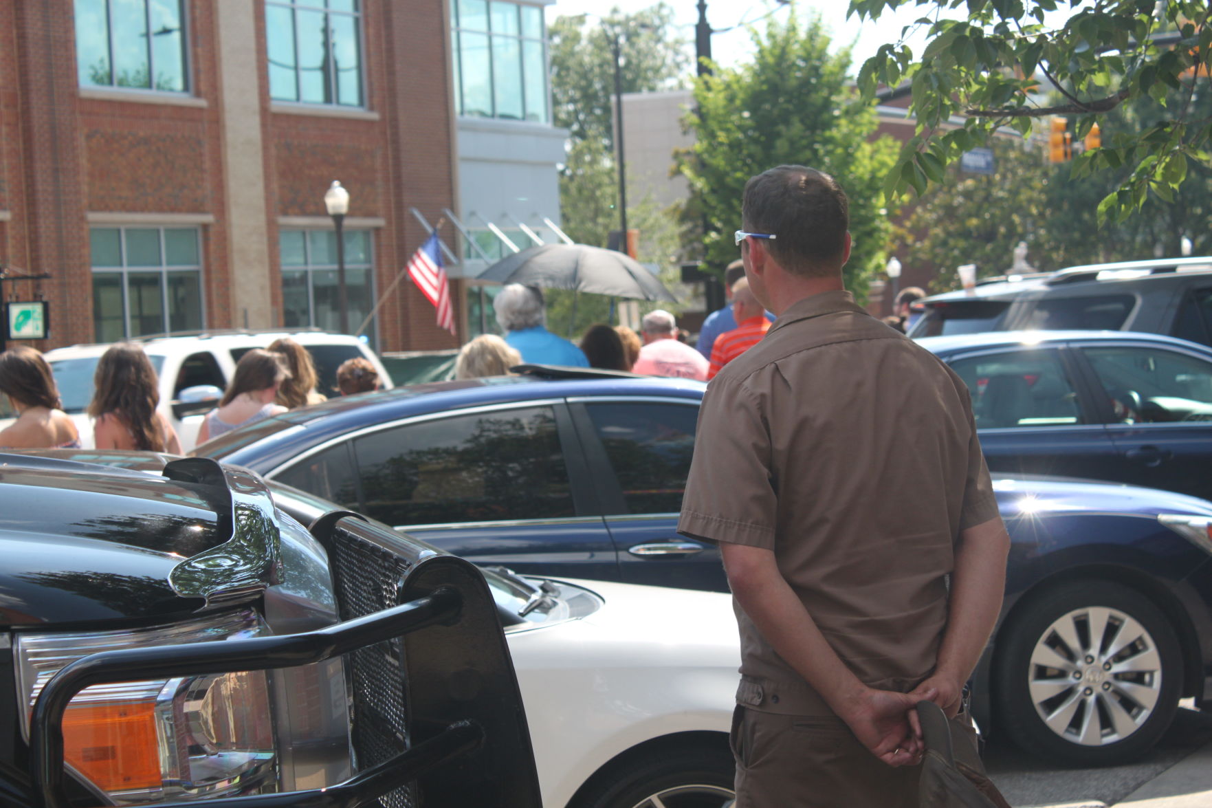 Funeral service for officer William Buechner